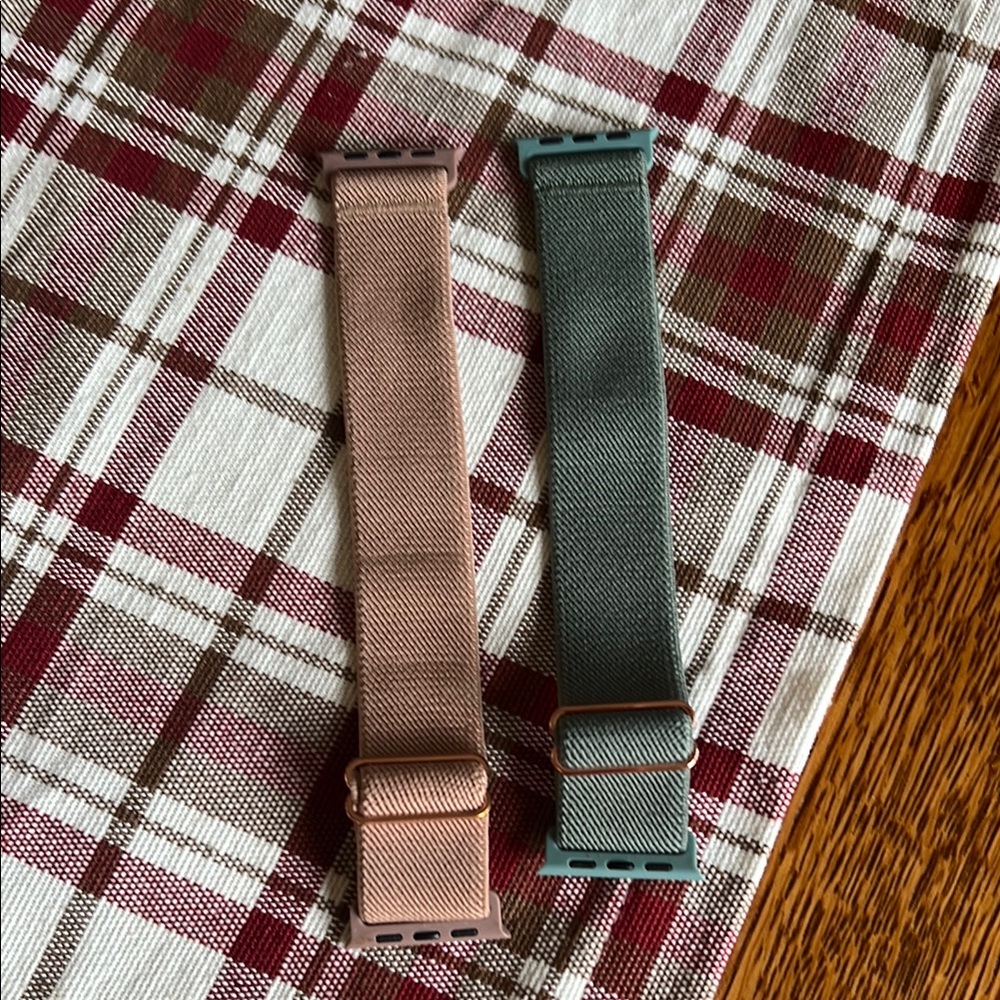 Rose Gold and Gray Watch Bands